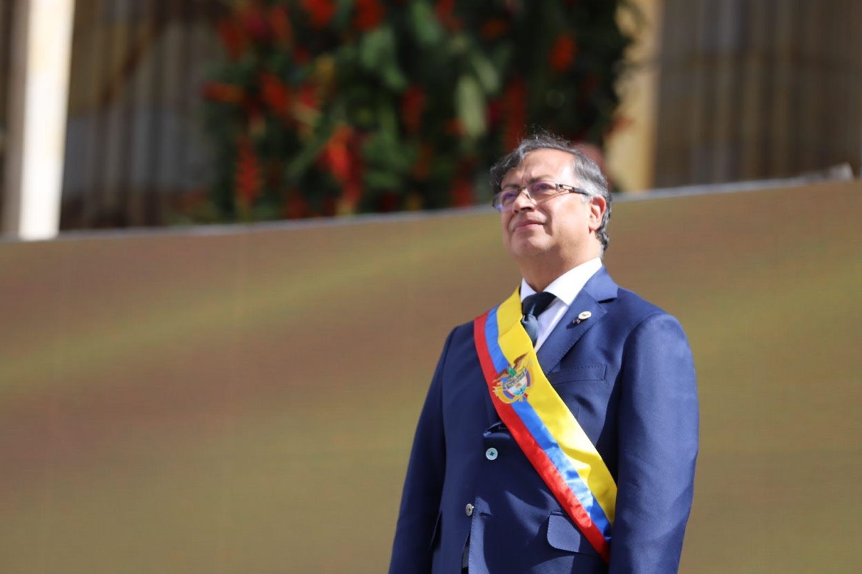 Gustavo Petro, presidente de Colombia y principal precursor de las negociaciones para alcanzar la 'paz total'