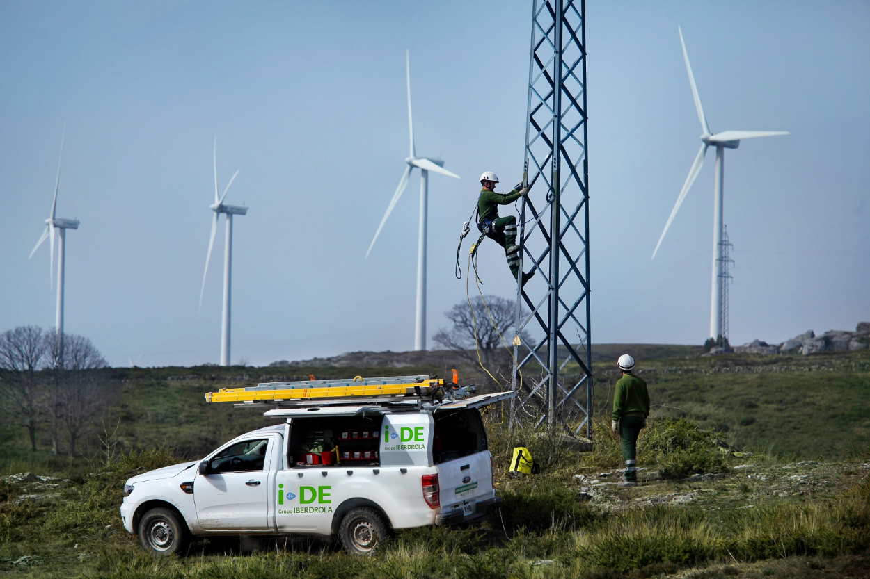 Línea eléctrica de Iberdrola