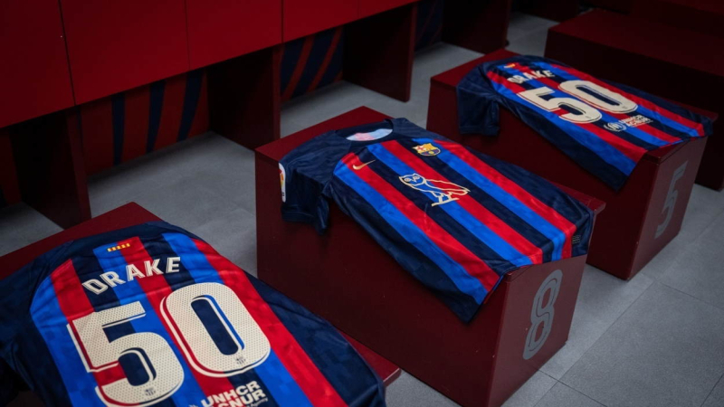 El Barcelona lucirá el búho de Drake en su camiseta del Clásico contra el Madrid. FC Barcelona