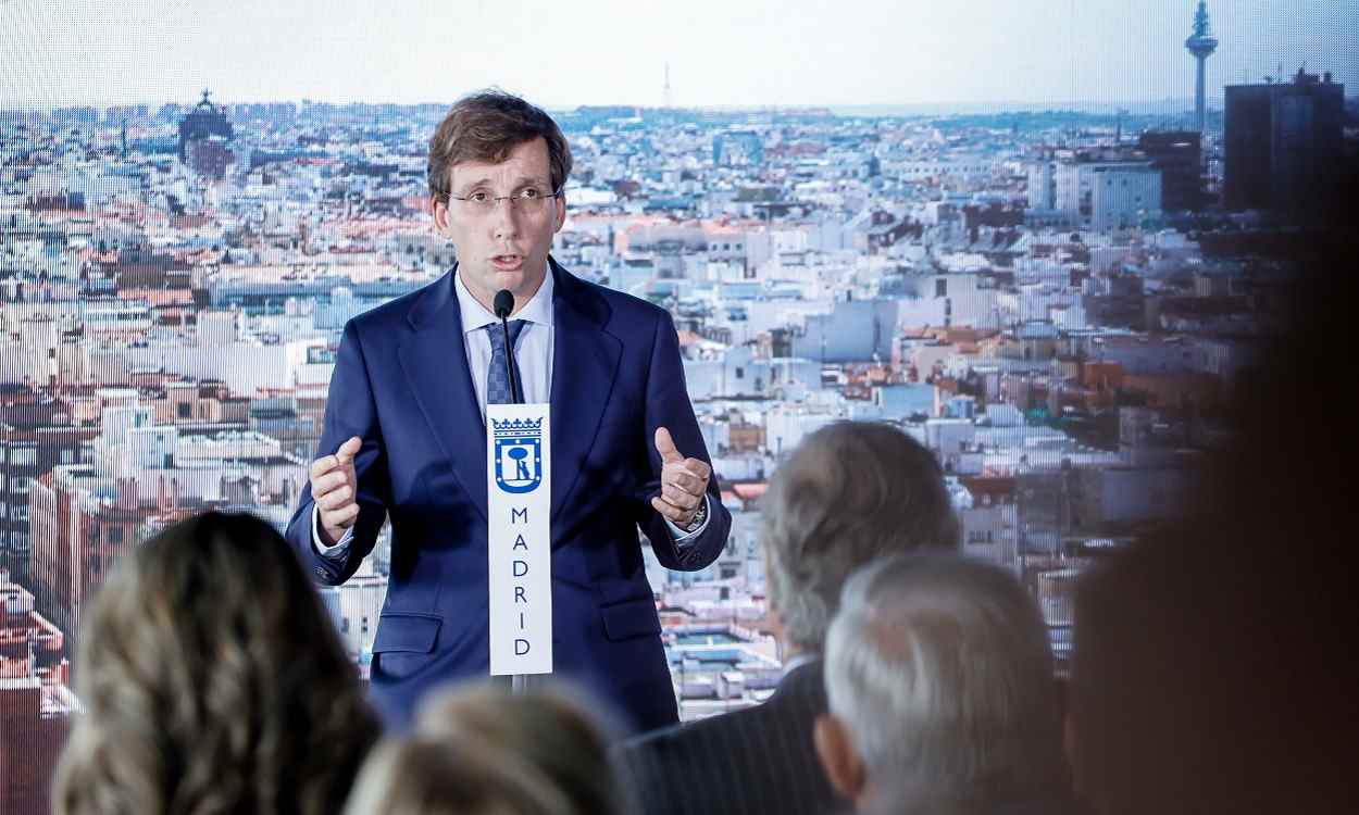 José Luis Martínez Almeida, alcalde de Madrid, en la presentación de Madrid 360 Solar. EP