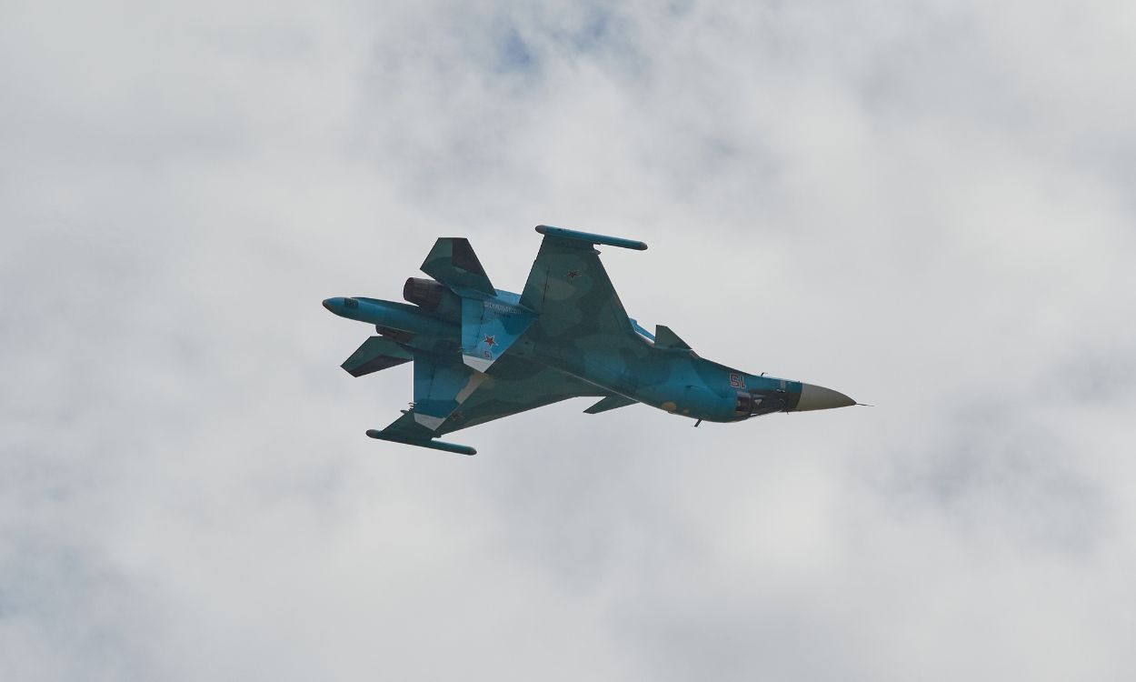 Avión militar ruso modelo Su 34. EP.