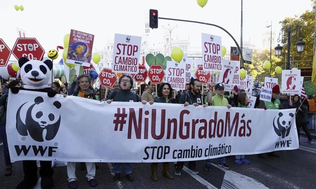 Madrid acoge la mayor Marcha por el Clima de su historia