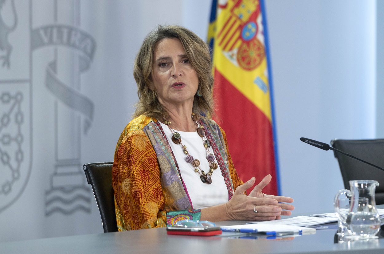 La vicepresidenta tercera y ministra para la Transición Ecológica y el Reto Demográfico, Teresa Ribera, en una imagen de archivo. EP.