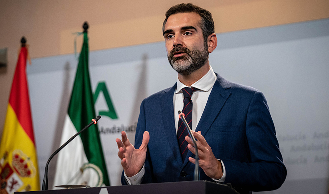 El consejero y portavoz Ramón Fernández-Pacheco. JUNTA DE ANDALUCÍA