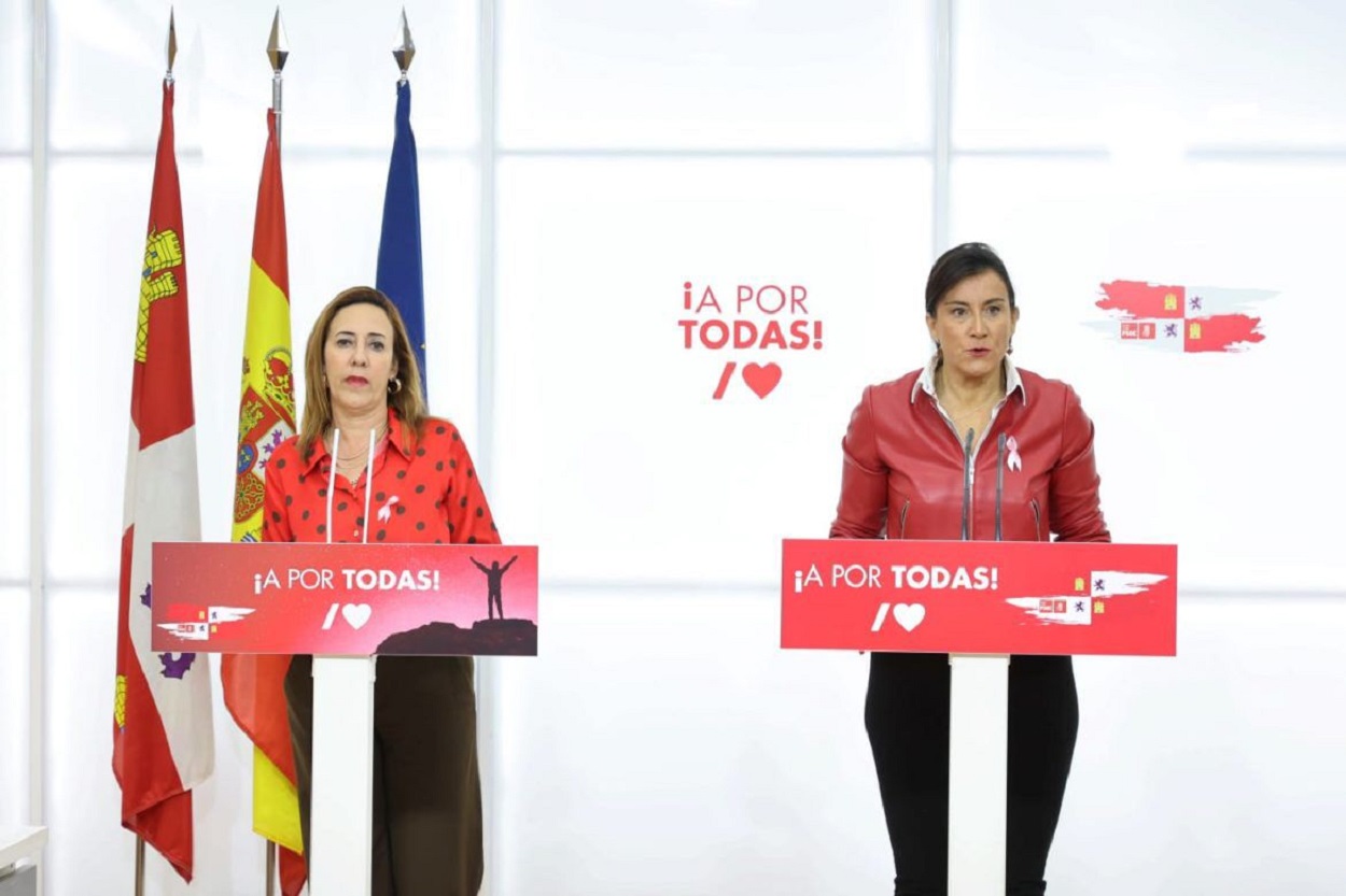 Rosa Rubio y Ana Sánchez. PSOE.