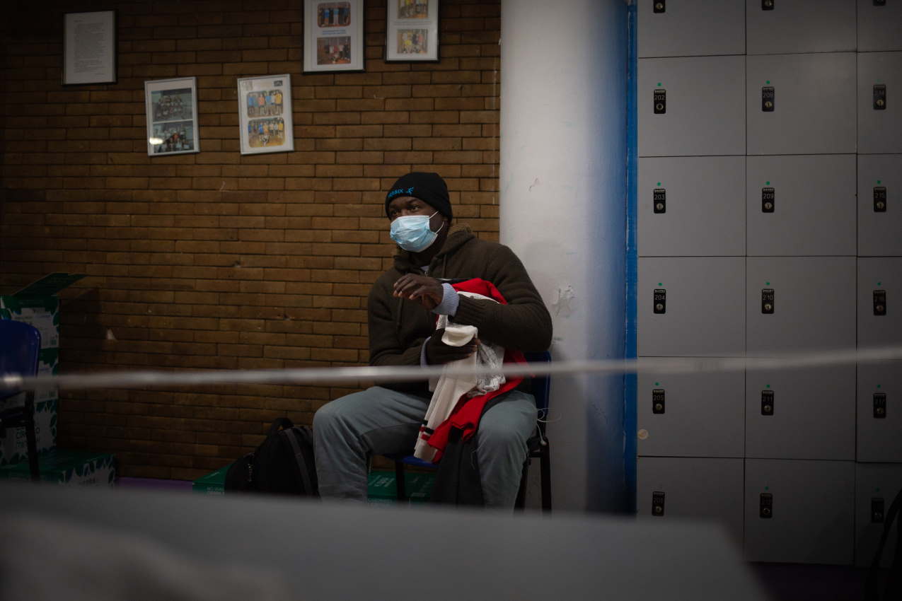 Una persona sin hogar. Europa Press