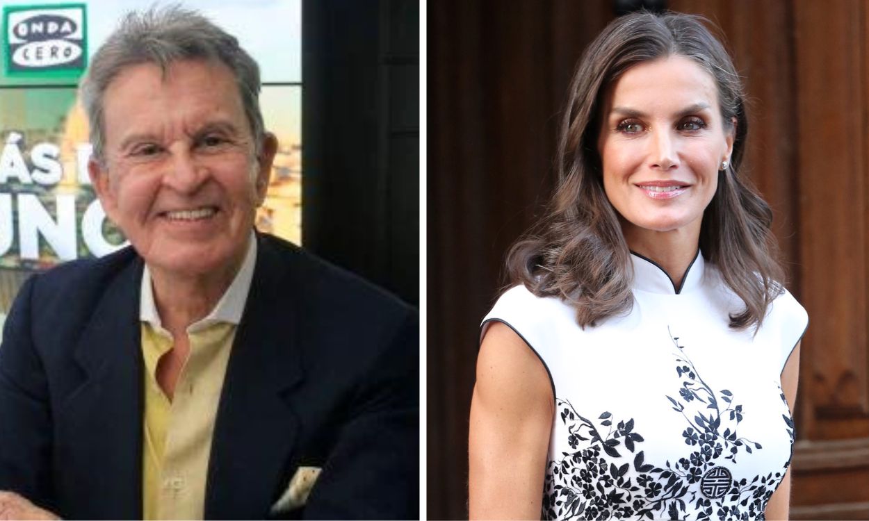 El periodista Josemi y la reina Letizia