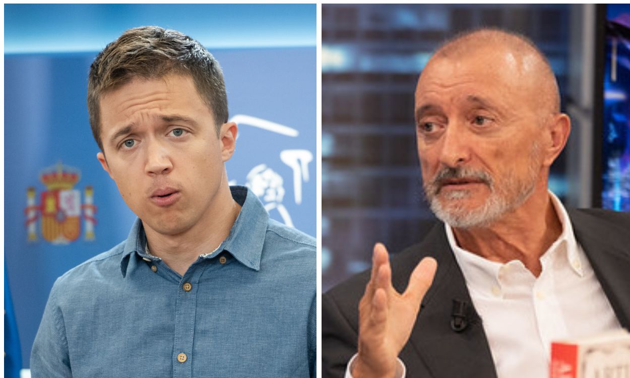 Íñigo Errejón y Arturo Pérez Reverte. Elaboración propia