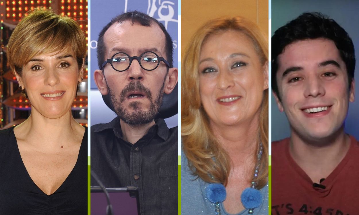 Anabel Alonso, Pablo Echenique, Elisa Beni, Emilio Doménech