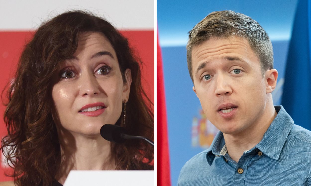 Isabel Díaz Ayuso e Íñigo Errejón