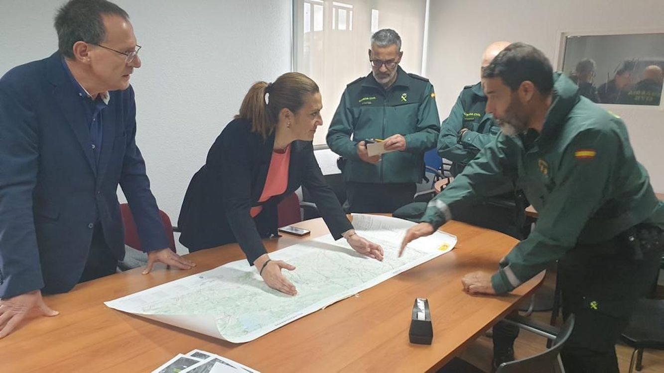 Búsqueda avioneta desaparecida en Zamora. Foto Delegación del Gobierno