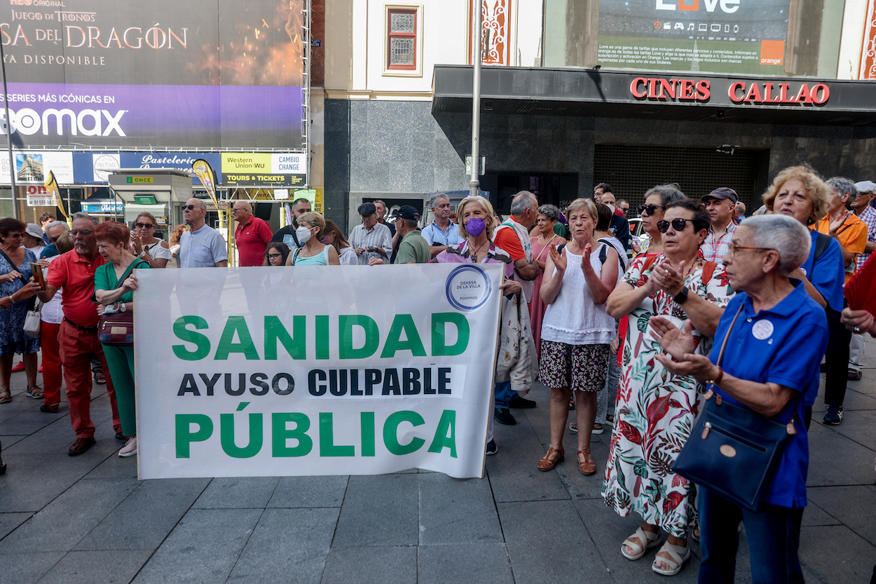 Manifestación por la sanidad en Madrid. EP