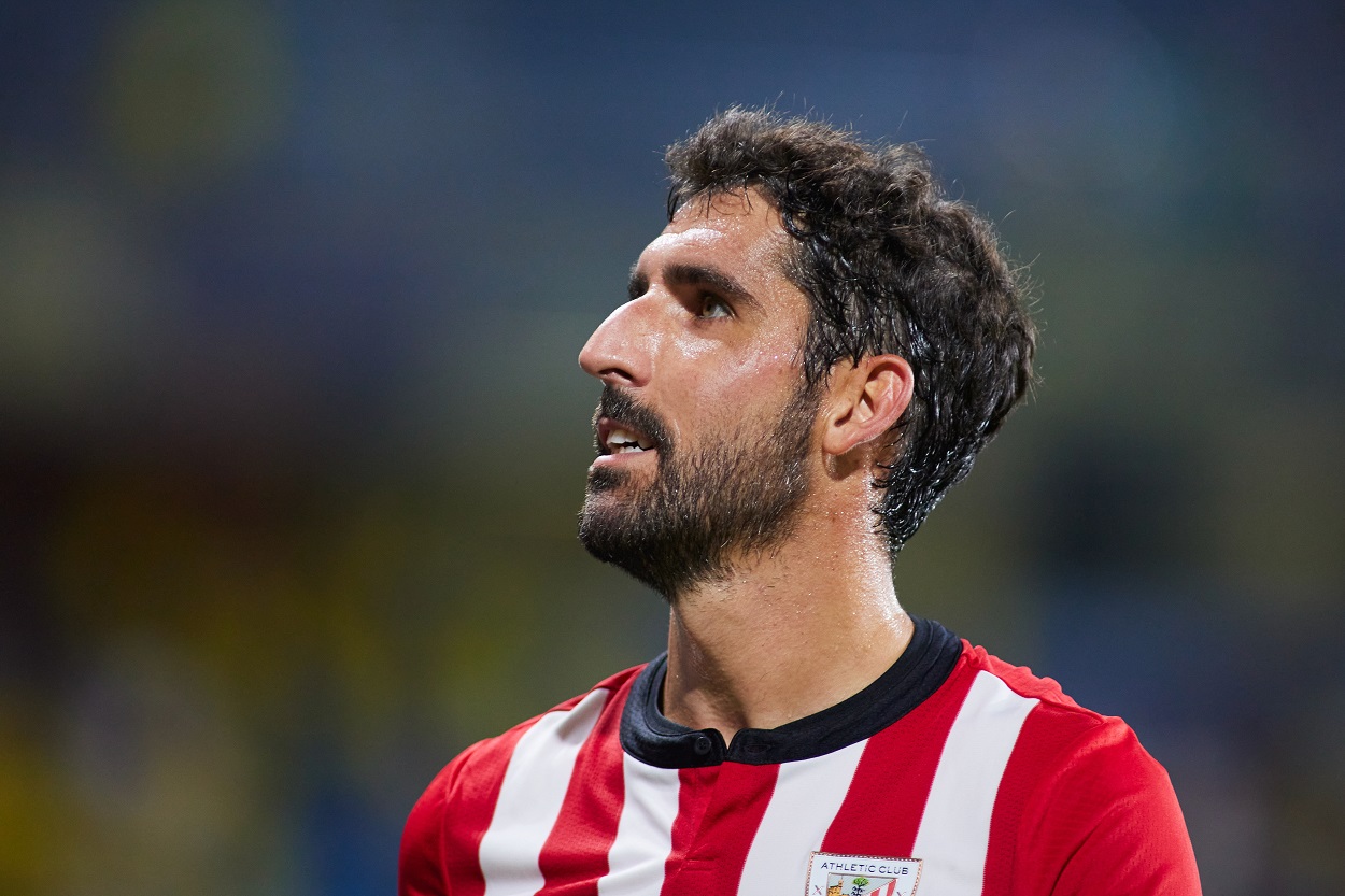 Raúl García, durante un partido esta temporada. EP.