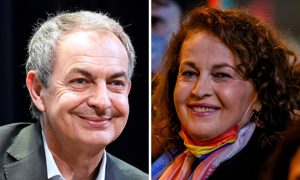 José Luis Rodríguez Zapatero y Carla Antonelli