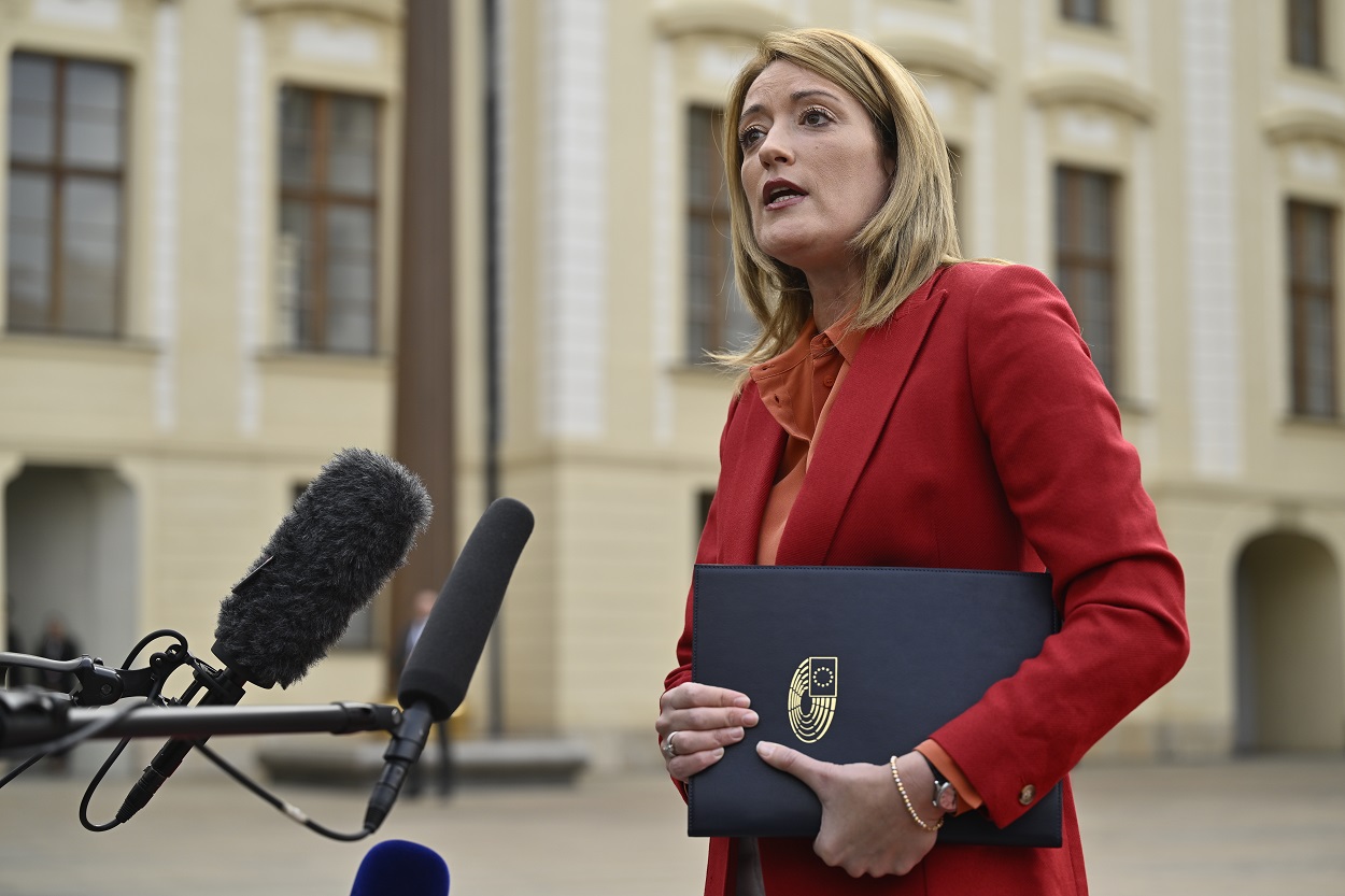 La presidenta del Parlamento Europeo, Roberta Metsola. EP