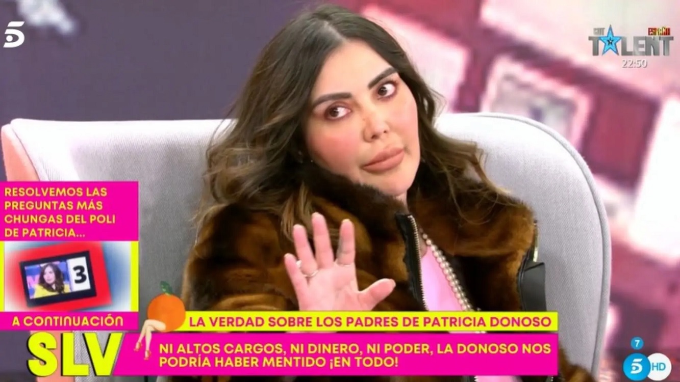 Patricia Donoso en 'Sálvame'. EP.