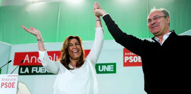 Susana Díaz asegura que si "Rajoy se va a su casa" se acabará el "maltrato" a Andalucía