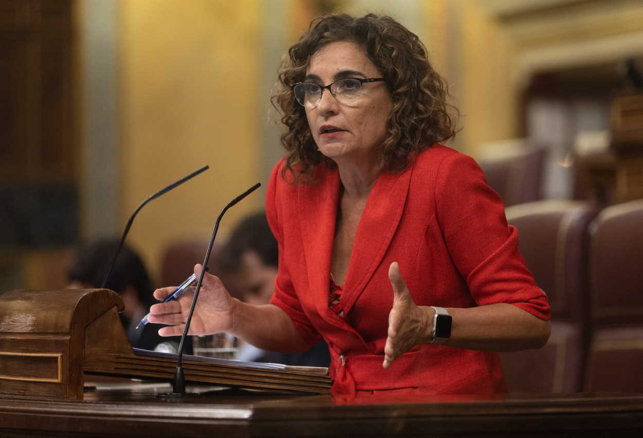 La ministra de Hacienda, María Jesús Montero, en una foto de archivo. EP