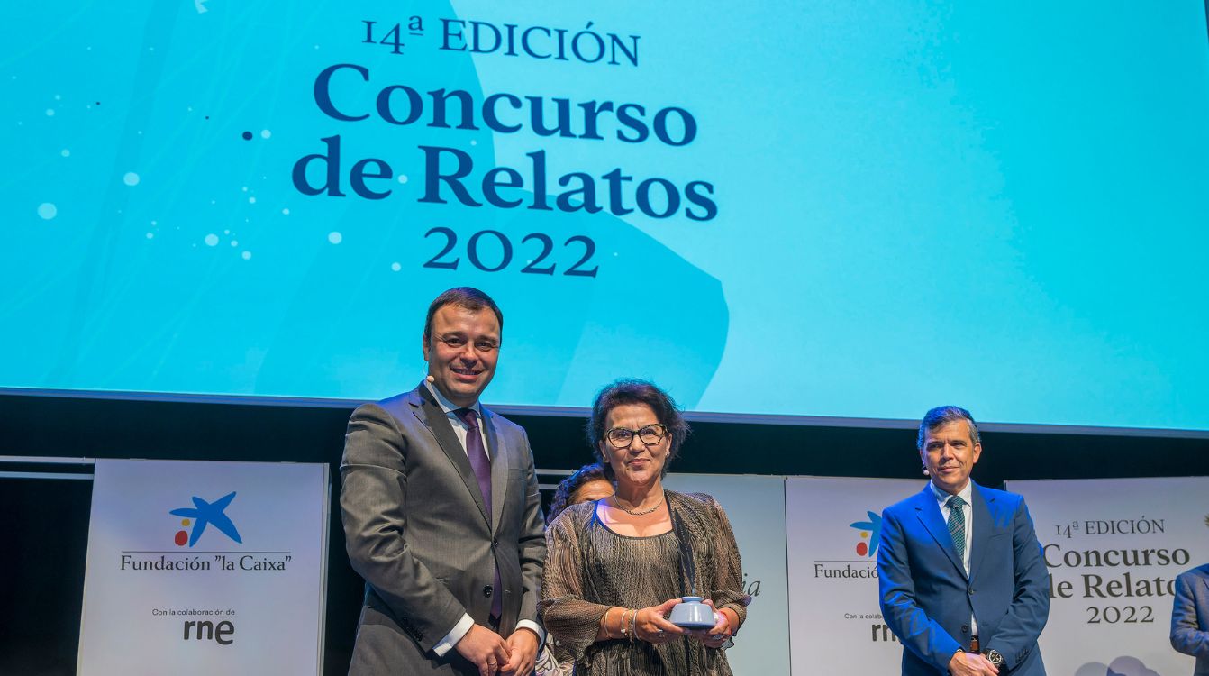 María Carmen Callado Peña ganadora en la categoría de Microrrelato