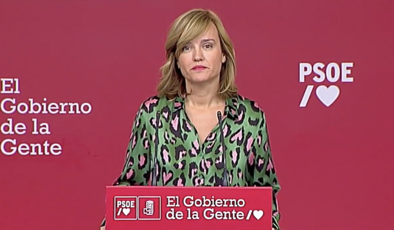 La ministra de Educación y Formación Profesional, Pilar Alegría, en una imagen de archivo. PSOE