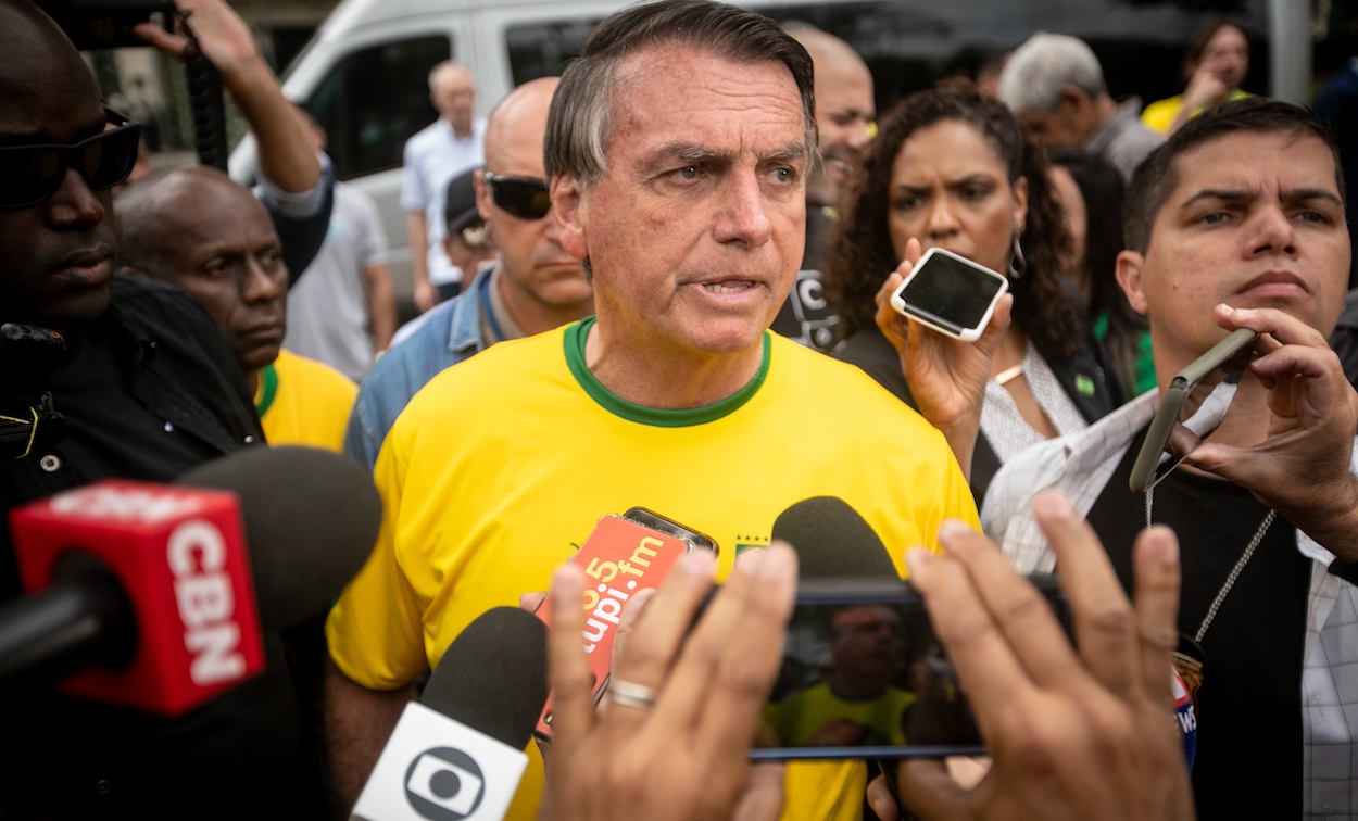 Jair Bolsonaro, candidato en las elecciones. EP