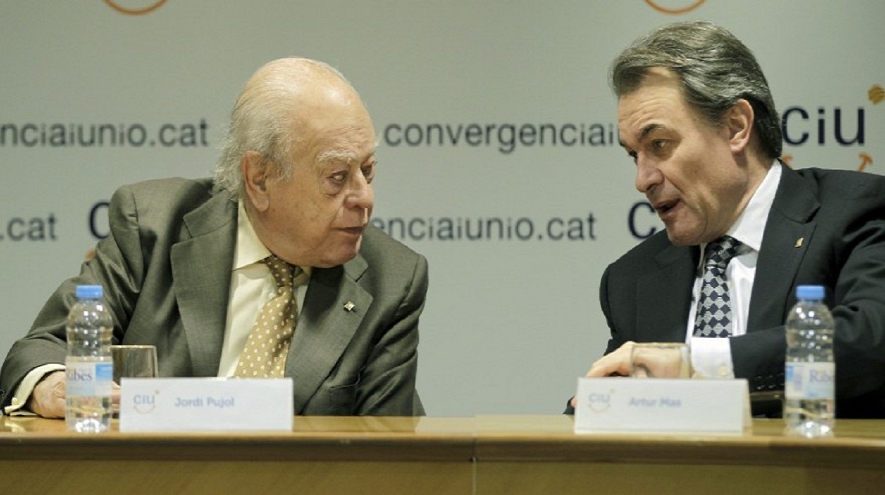 Jordi Pujol y Artur Mas