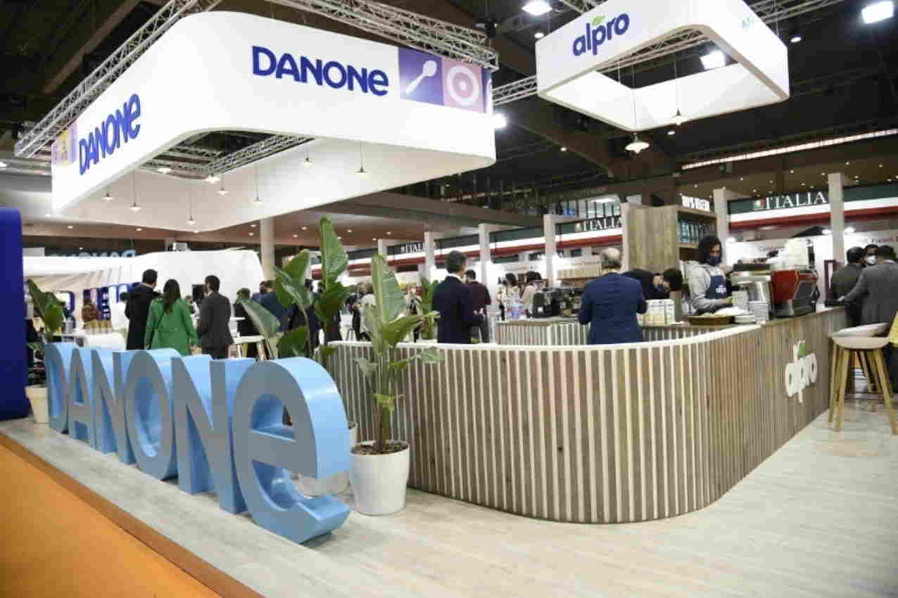 Estand de Danone en una feria alimentaria. Europa Press