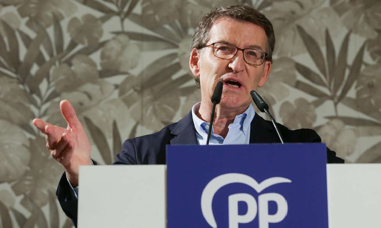 El presidente del Partido Popular, Alberto Núñez Feijóo. EP