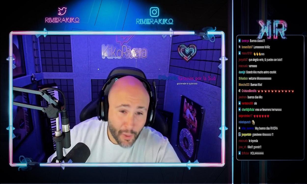 Kiko Rivera habla tras recuperarse de su ictus. Twitch