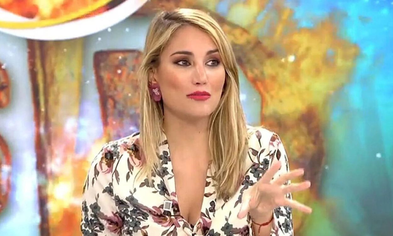 Alba Carrillo, en Telecinco. Archivo.