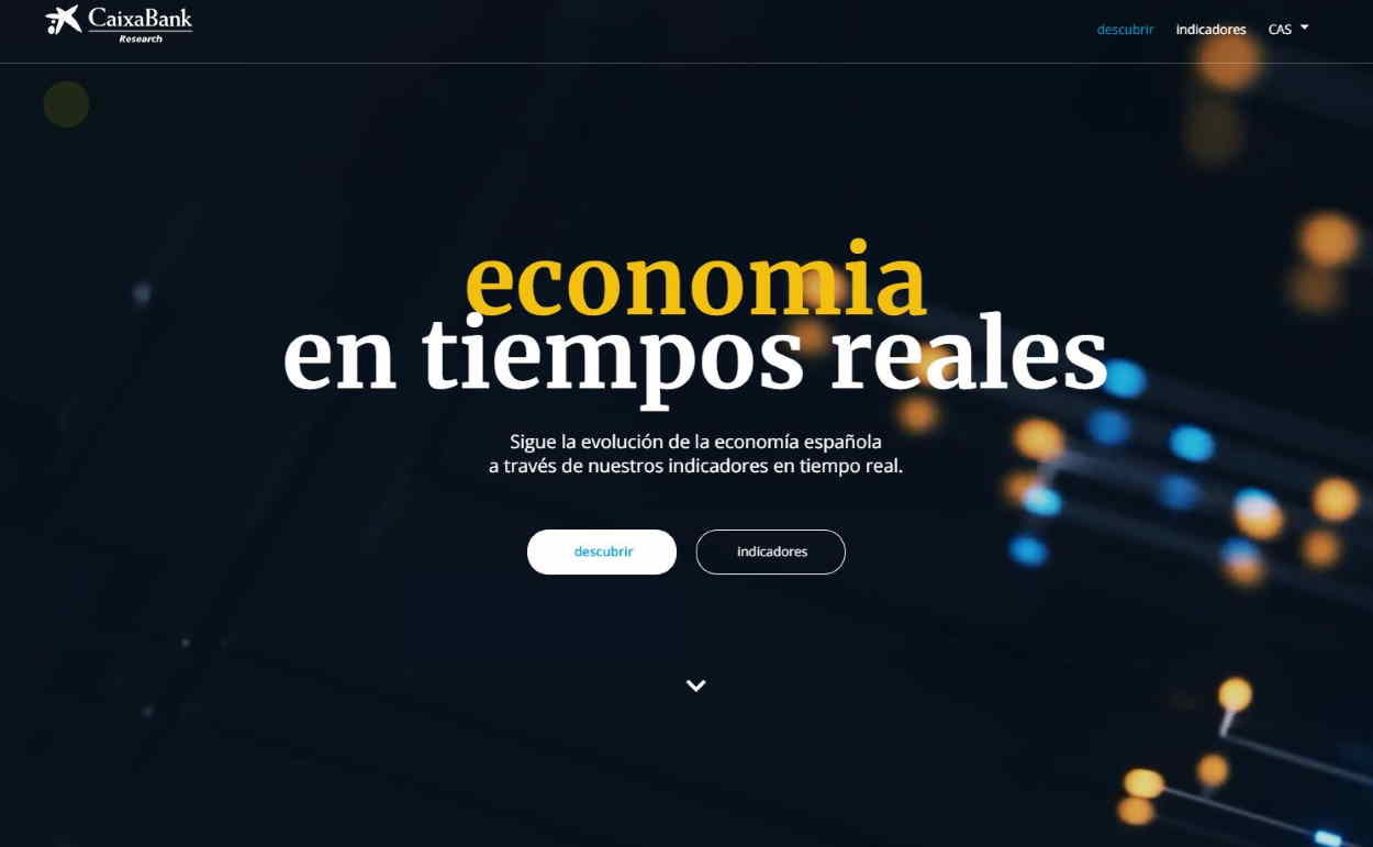 Página inicial del Portal Economía en Tiempo Real de CaixaBank Research