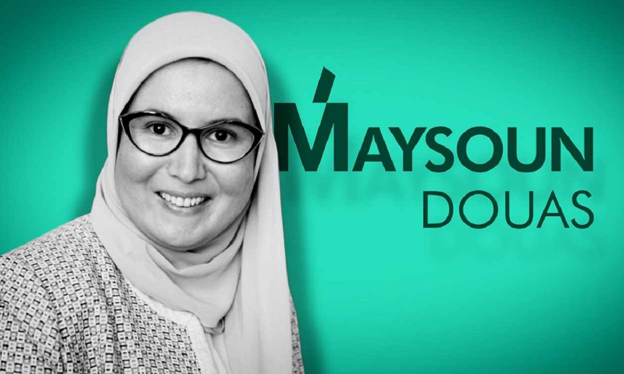 Maysoun Douas, concejala de Más Madrid en el Ayuntamiento de la capital. Elaboración propia