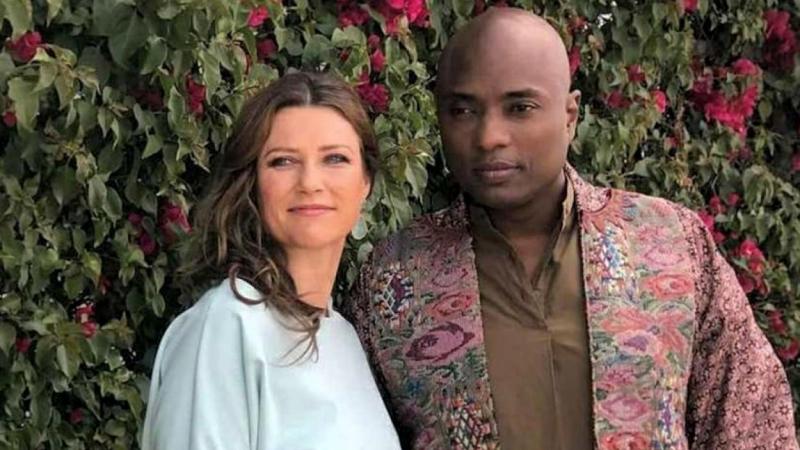 La princesa Marta Luisa de Noruega y su pareja.