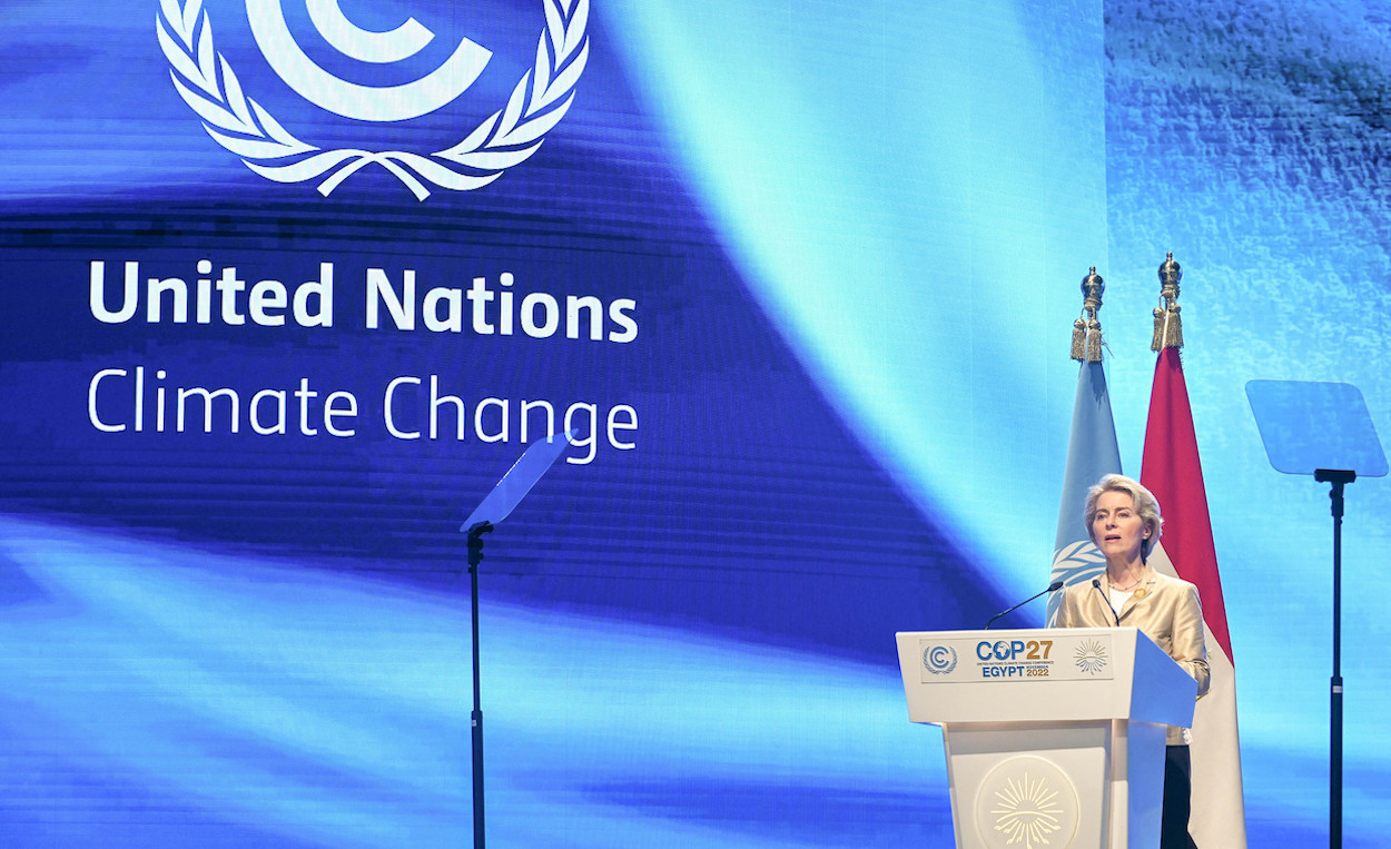 Von der Leyen en la Cumbre del clima. EP