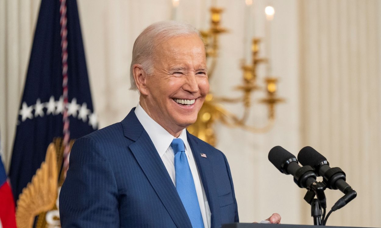 El presidente de Estados Unidos, Joe Biden, en rueda de prensa