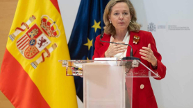 La vicepresidenta primera y ministra de Asuntos Económicos y Transformación Digital, Nadia Calviño. EP