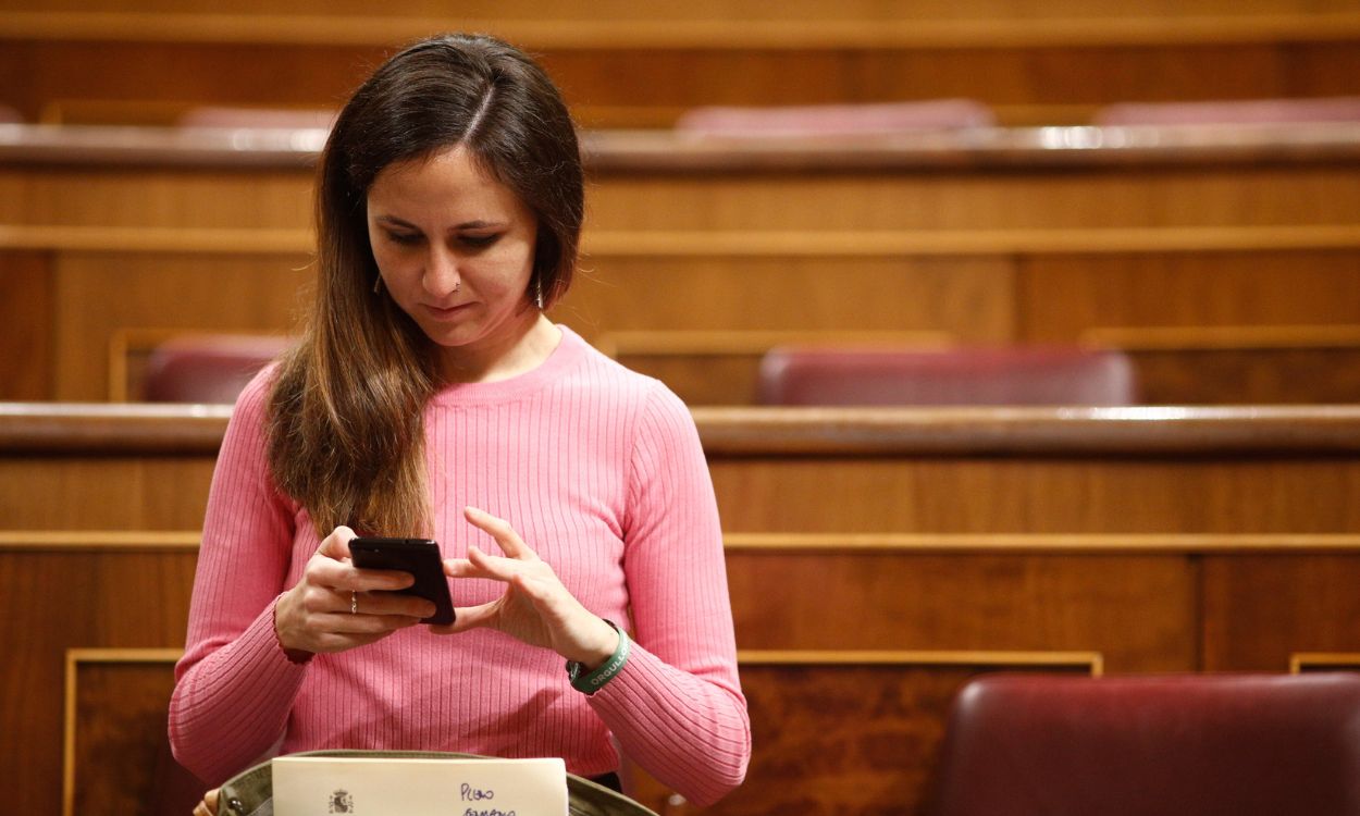 La secretaria general de Podemos, Ione Belarra