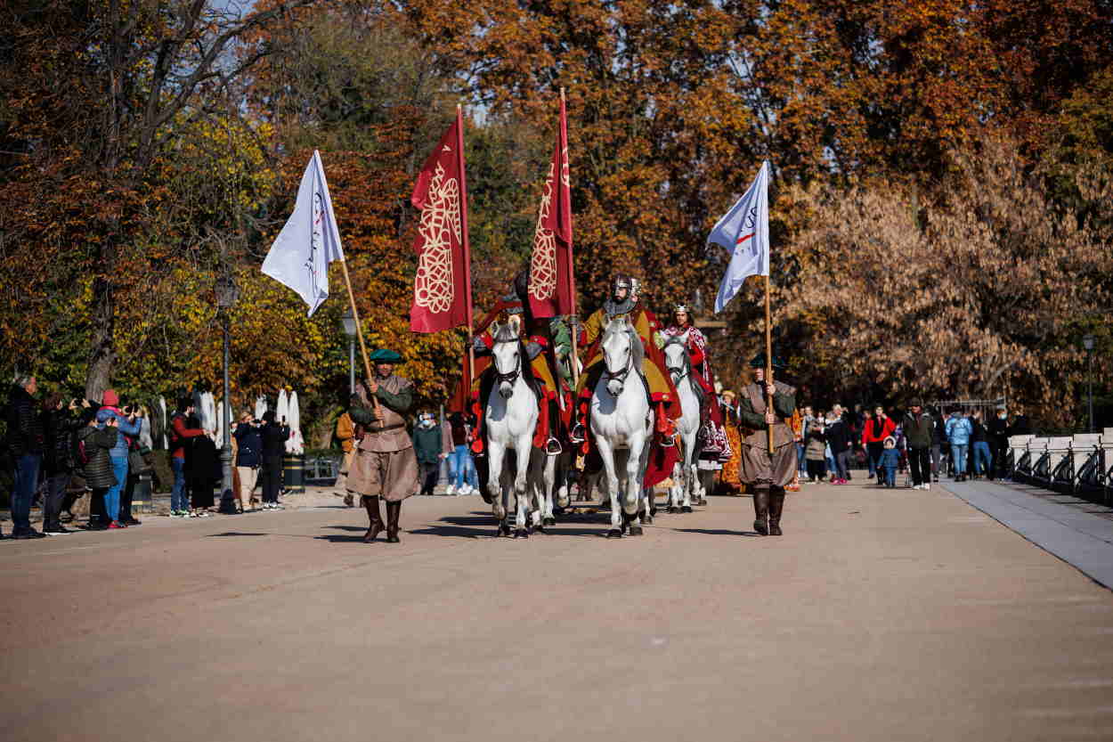 Un pase de carro de caballos en la presentación de la temporada 2022 de Puy du Fou. EP