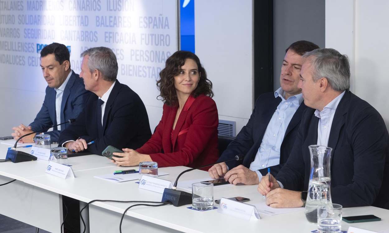 Isabel Díaz Ayuso, presidenta de la Comunidad de Madrid, en la reunión del Comité Ejecutivo del PP. EP