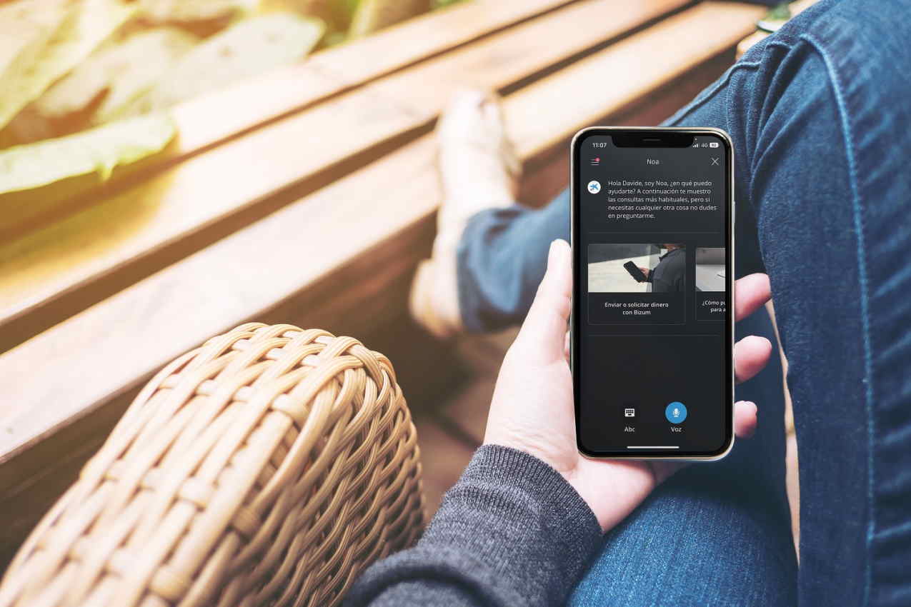 Asistente virtual de CaixaBank. Europa Press