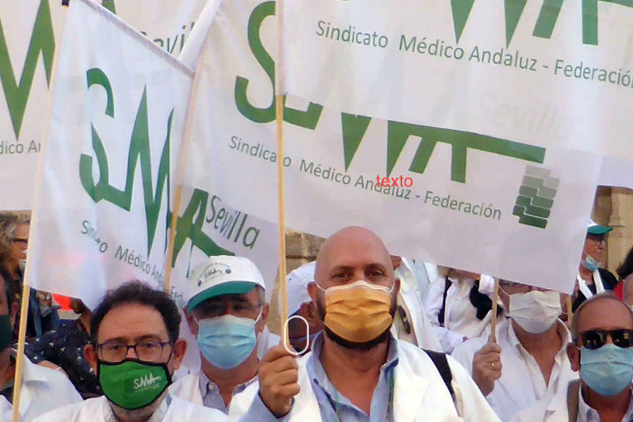 Protesta del Sindicato Médico Andaluz. SMS
