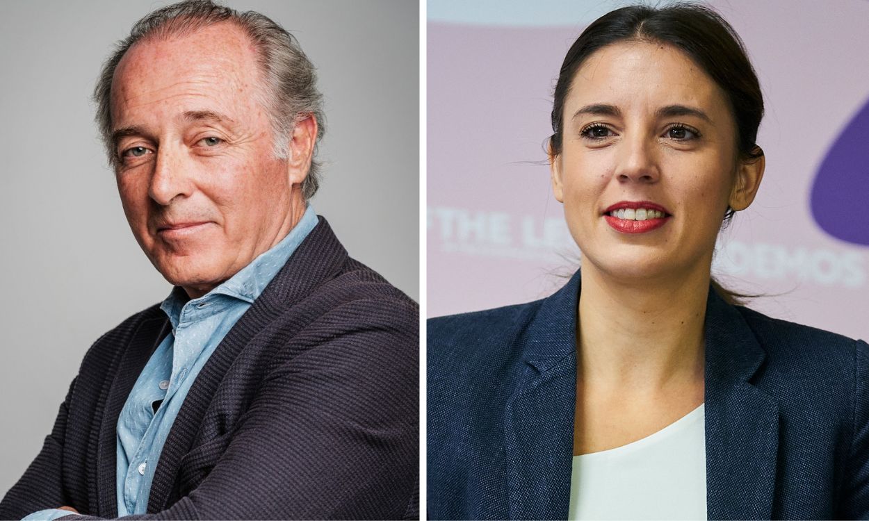 José Manuel Soto e Irene Montero