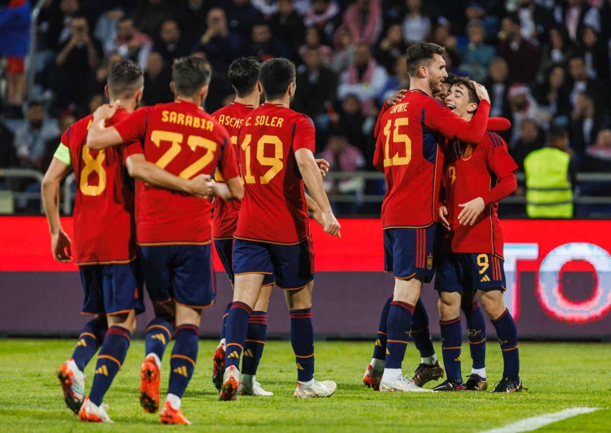 La Selección derrota por 1 3 a Jordania en el único partido de preparación antes del Mundial de Qatar. EP