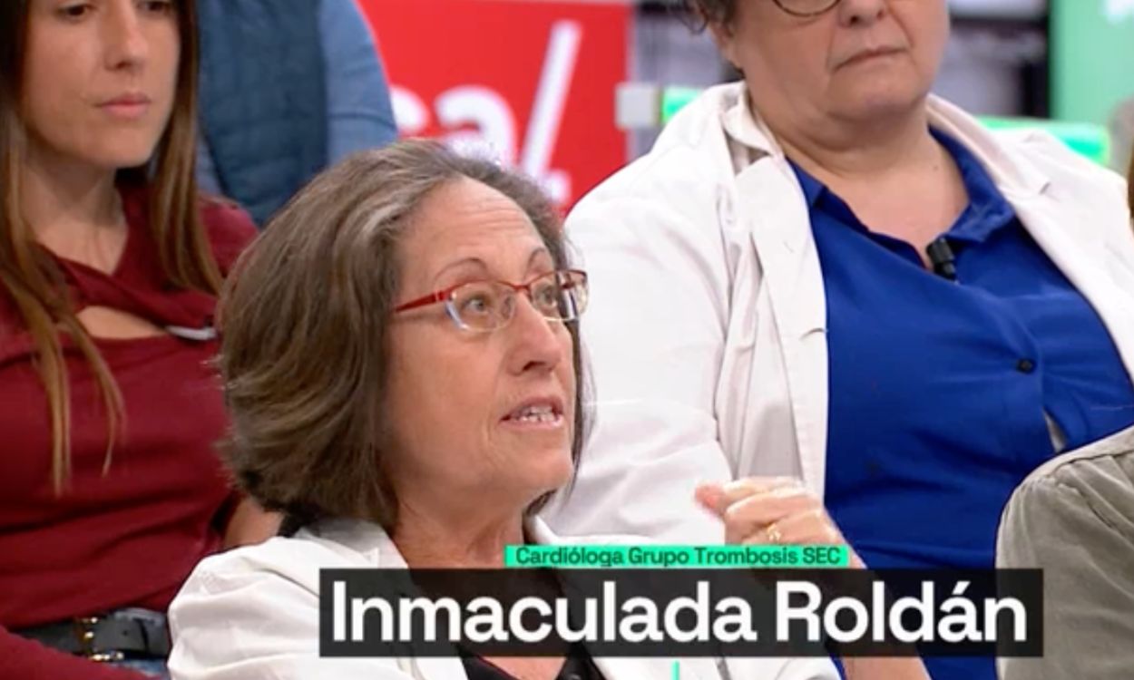 La cardióloga Inmaculada Roldán en laSexta Xplica