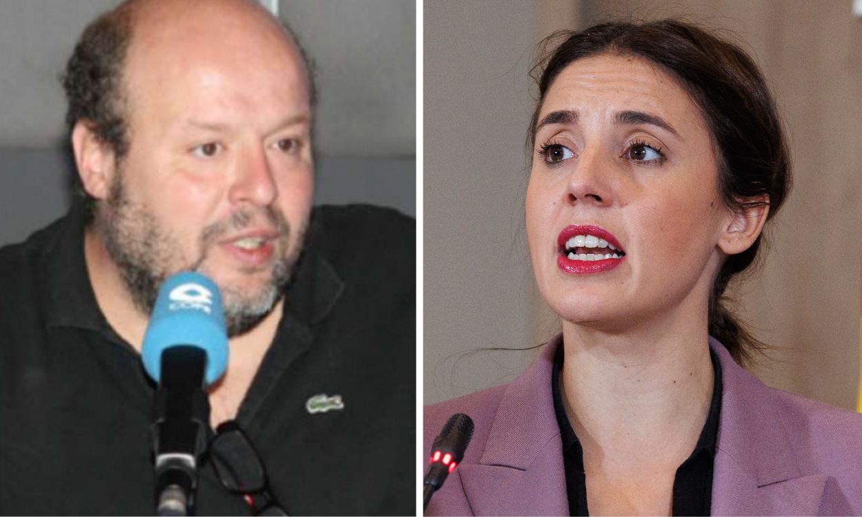 Salvador Sostres e Irene Montero