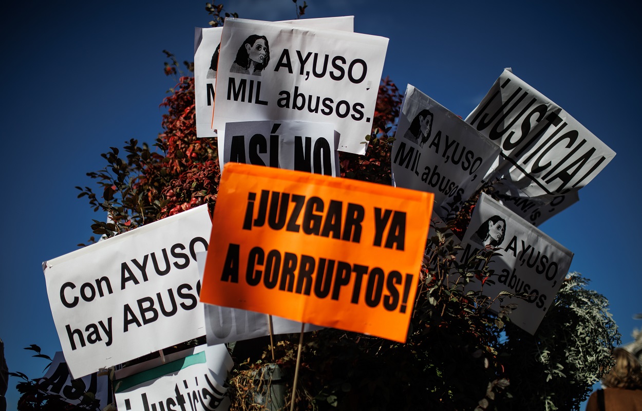 Imagen de la manifestación del domingo, 13 de noviembre, por la sanidad pública en Madrid
