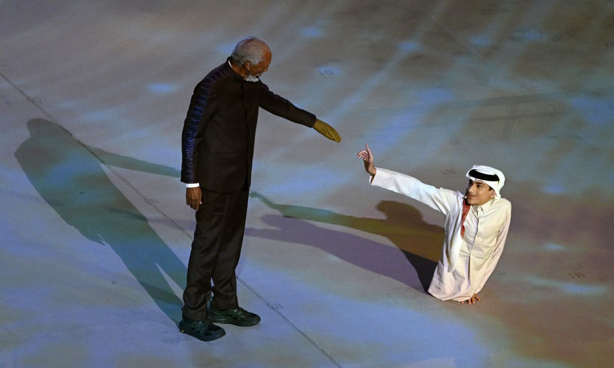 Ghanim Al Muftah en la ceremonia de inauguración del Mundial de Qatar 2022. EP.