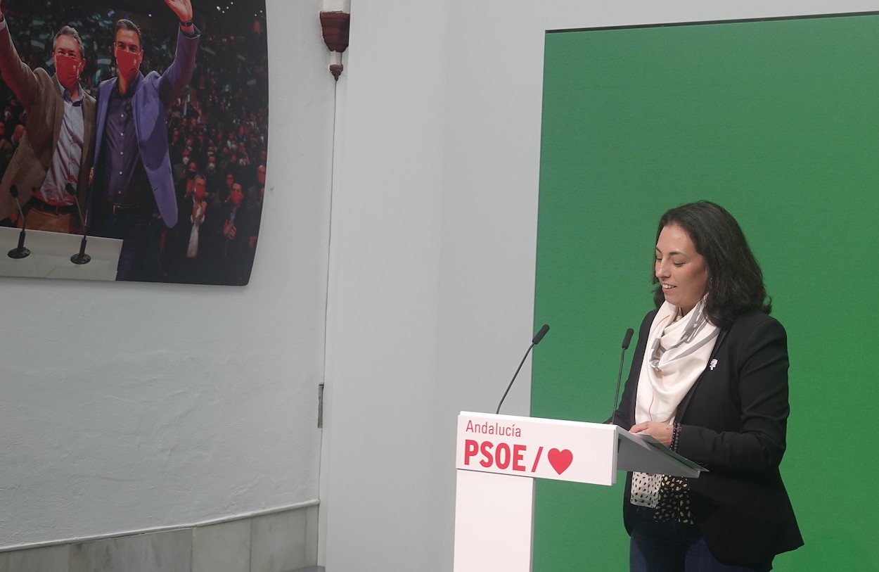 La secretaria de Igualdad del PSOE-A, Mercedes Gámez.