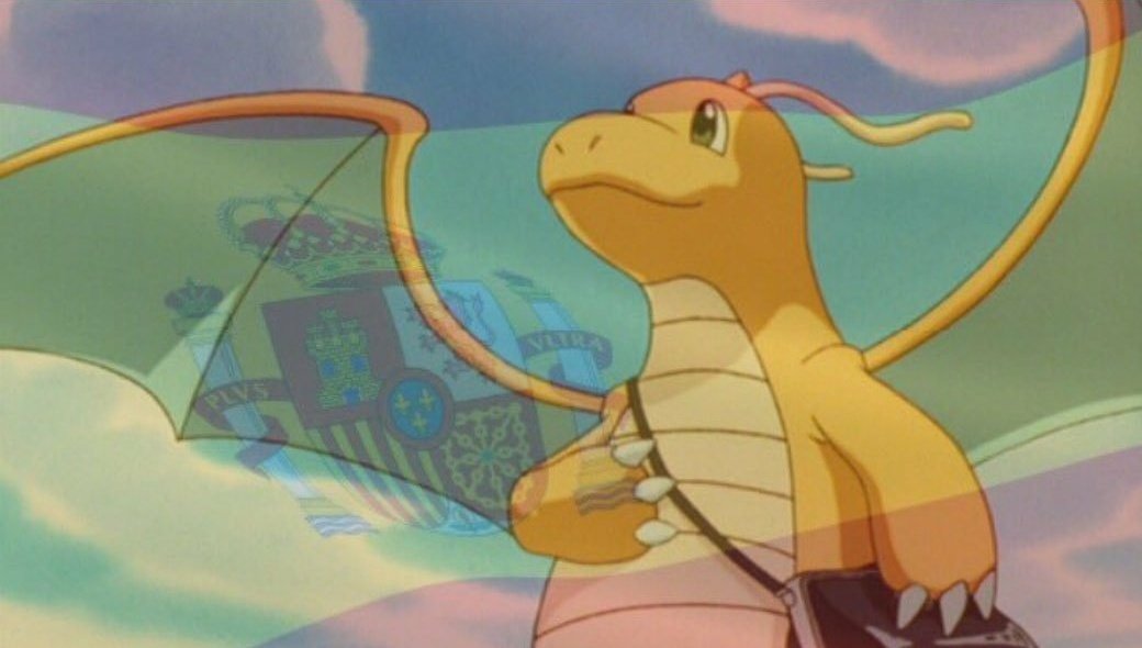 Meme Dragonite Españita