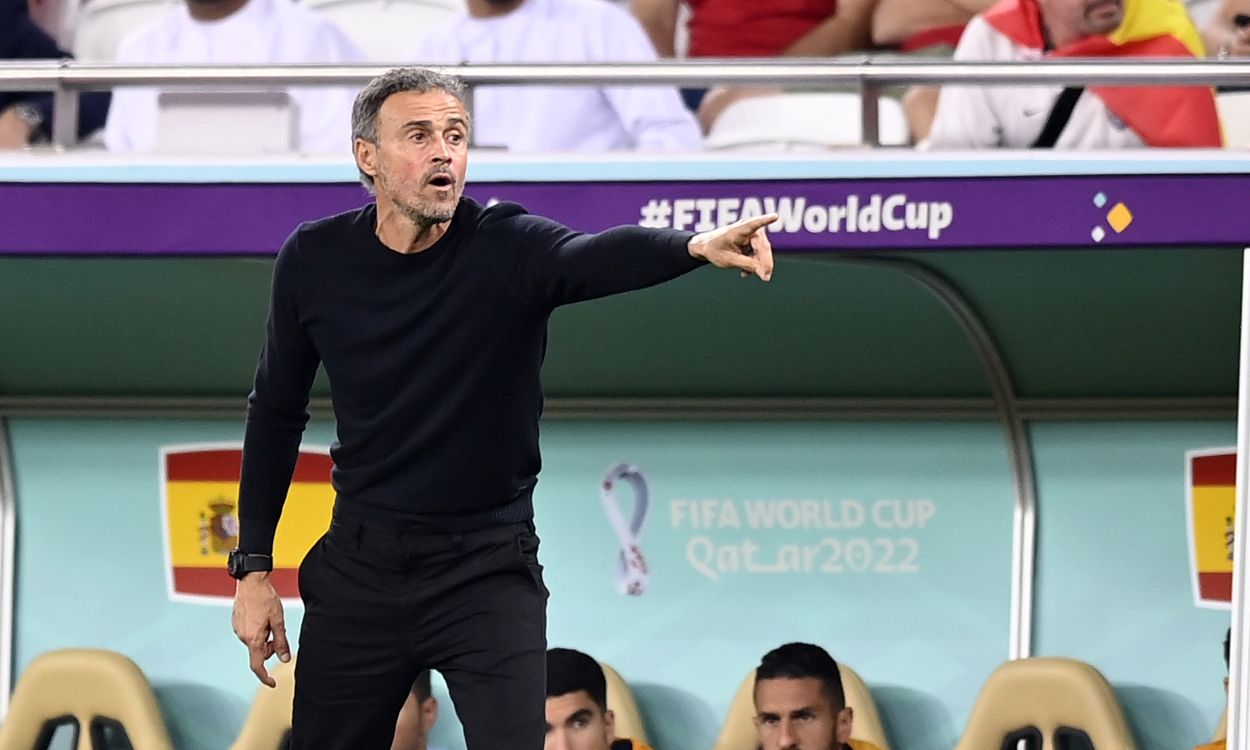 El entrenador de la Selección Española, Luis Enrique